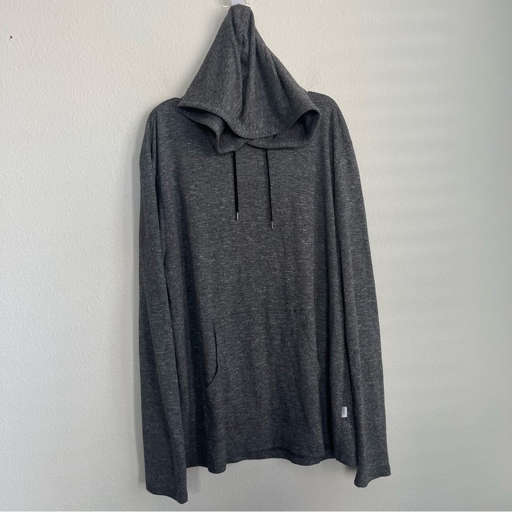 ONIA Heather Lightweight Pullover Rayon / Polyester Hoodie